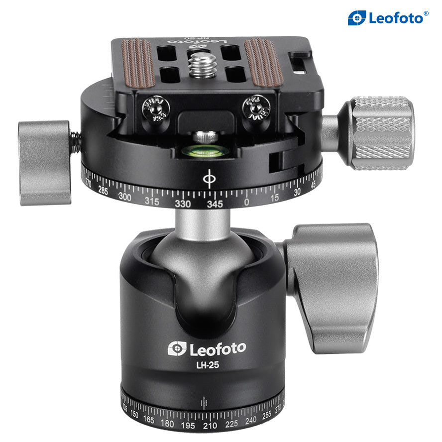 Leofoto Carbon Fibre Travel Tripod LY-224+LH25R (Black)