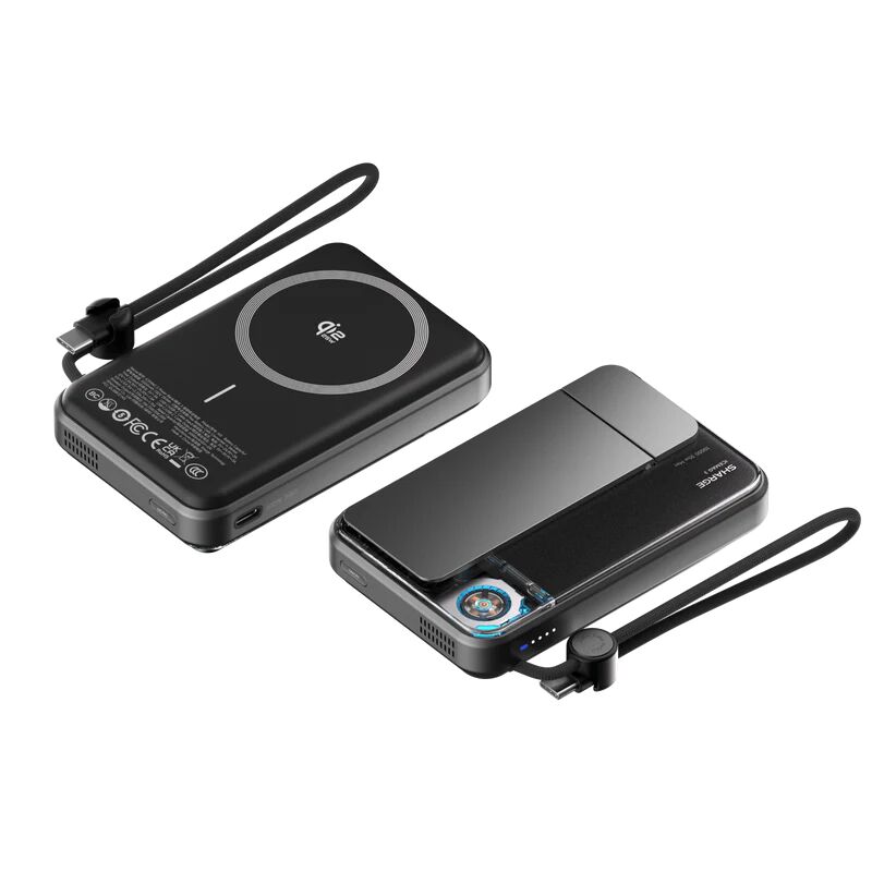 Sharge IceMag 3 Magnetic Power Bank 10000mAh - Black