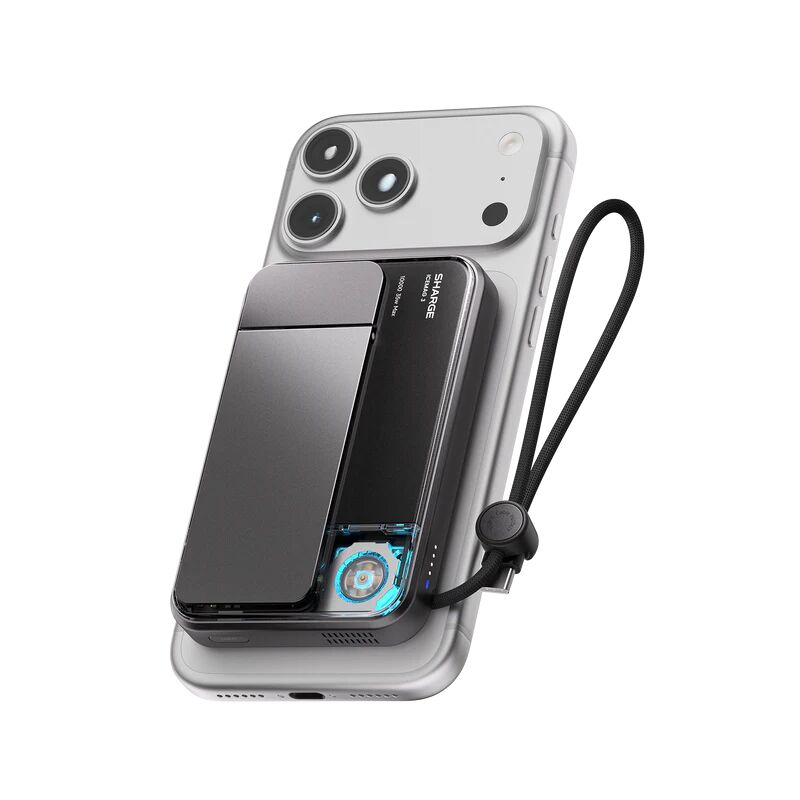 Sharge IceMag 3 Magnetic Power Bank 10000mAh - Black