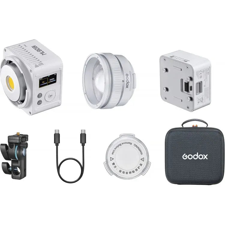 Godox ML80BI Bi-Colour COB LED Light With a Lion Battery