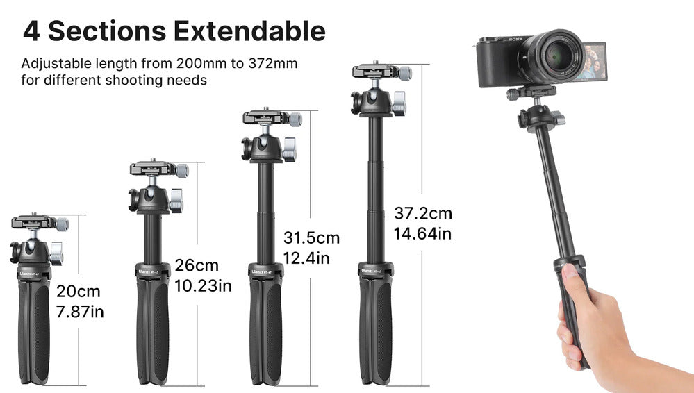 Ulanzi MT-47 Aluminium Vlog Table Tripod Max. Payload 2kg