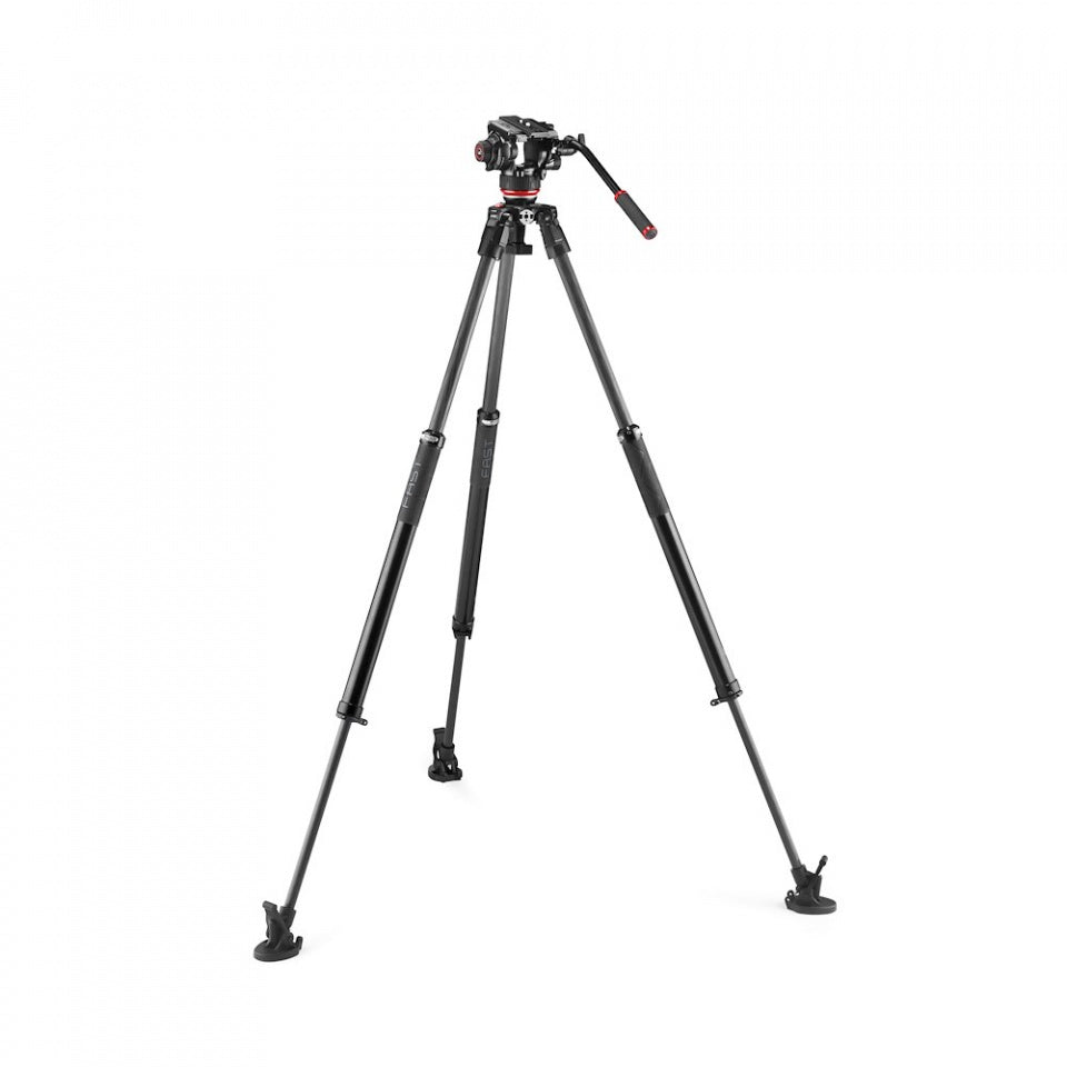 Manfrotto 504X Fluid Video Head with 635 Fast Single Carbon Leg