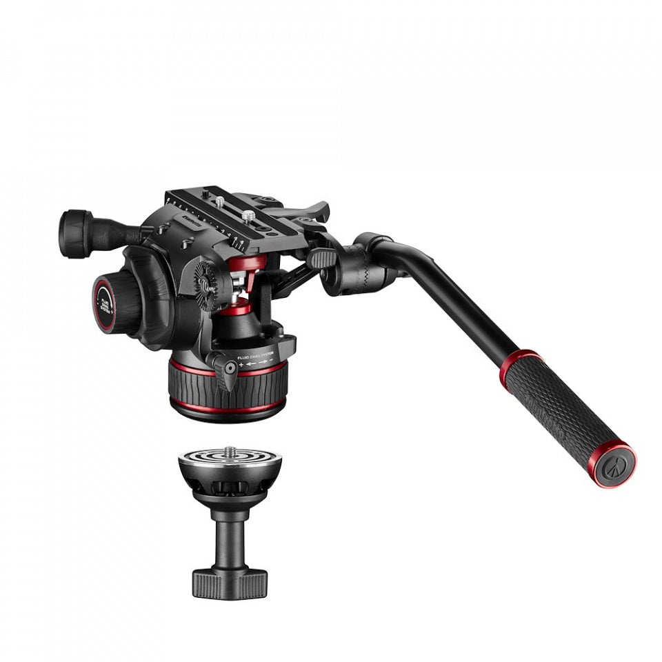 Manfrotto Nitrotech 608 video headwith Carbon Fibre Tripod