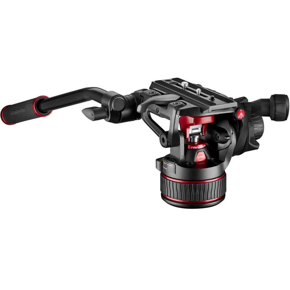 Manfrotto Nitrotech 608 video head with Carbon Fibre twin leg tripod kit
