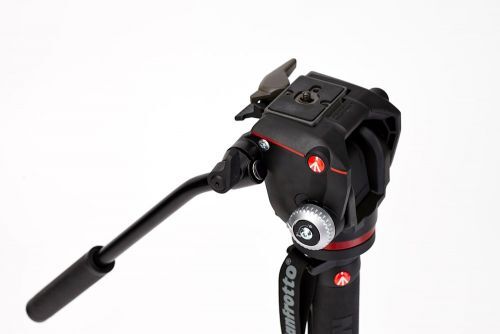 Manfrotto Aluminum Xpro Video Monopod Kit with Fluid Head