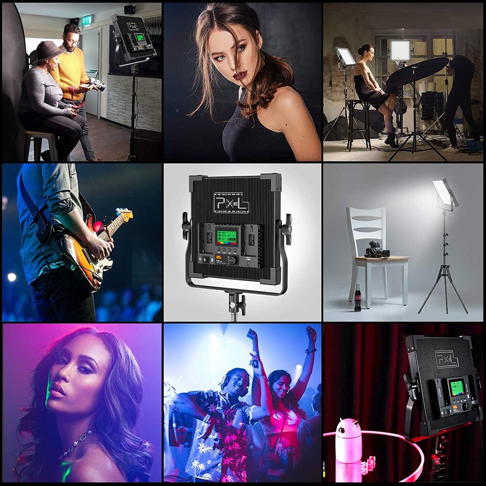 Pixel P45RGB 360° RGB LED Light With Softbox Kit