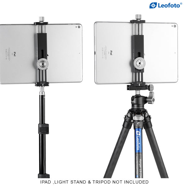 LEOFOTO PC-190 IPAD CLAMP (MAX LOAD 8 KG , CLIP RANGE 115-190MM , ACRA SWISS)