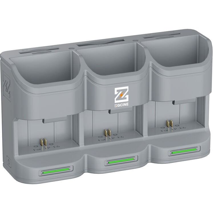 ZGCine Camera Tri Battery Charging Case for Canon LP-E6 Battery Family