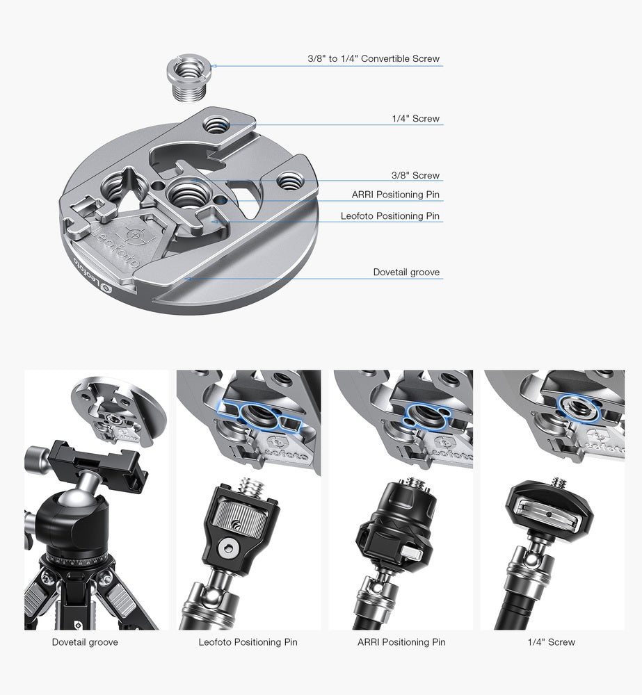 Leofoto PM-01 Magnetic Arca-Swiss Smartphone Mount