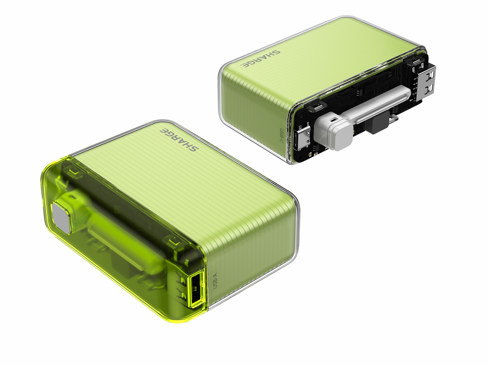 Shargeek Flow Mini Power Bank 5800mah - Apple Green