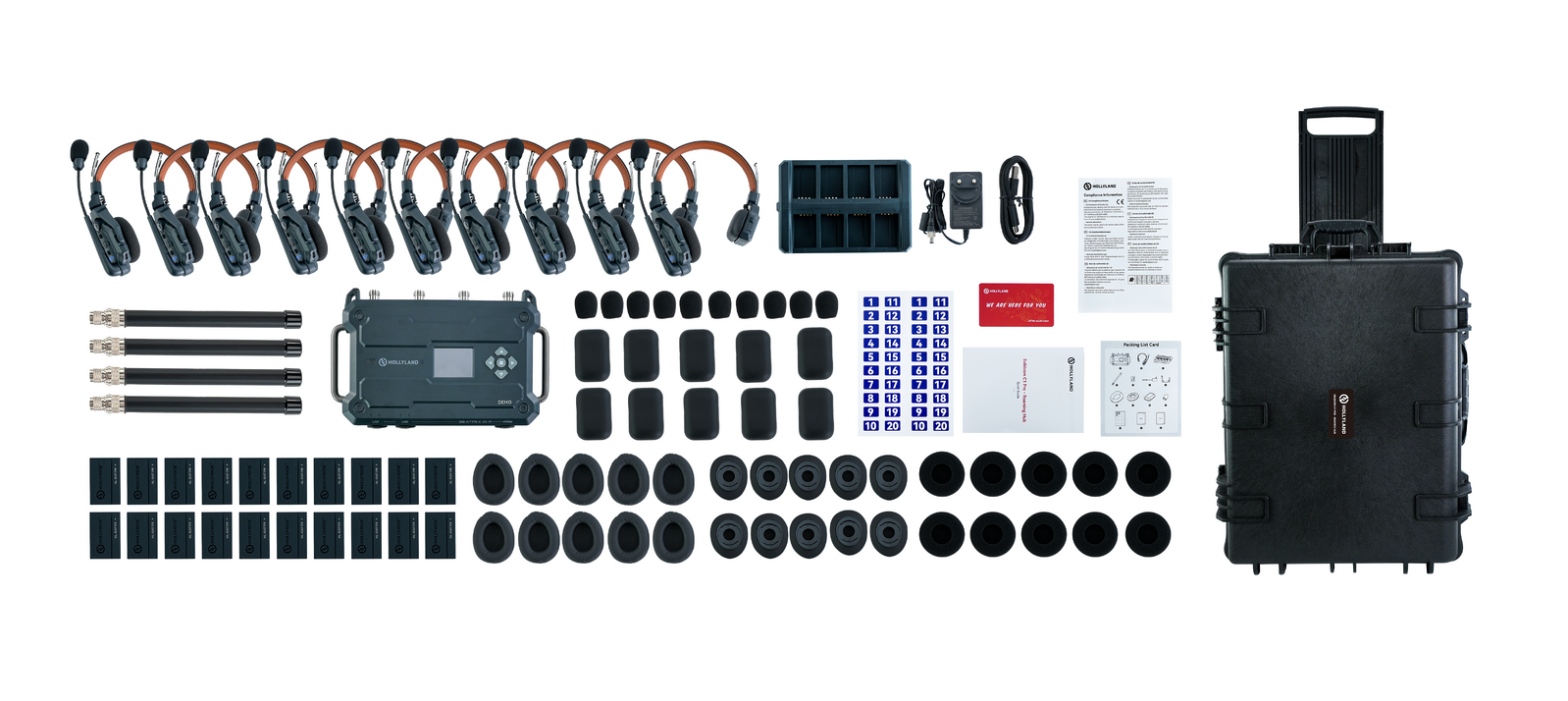 Hollyland Solidcom C1 Pro Roaming Hub 10S Full-Duplex Wireless Intercom System