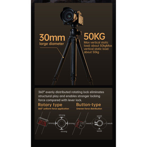 Falcam TreeRoot Quick Lock Pro Heavy Duty Tripod (R240T)