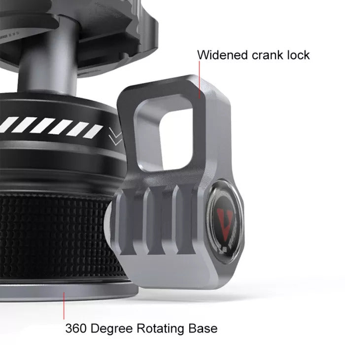 Vologger 1/4” Swivel Mini Tripod Ball Head with Cold Shoe Mount