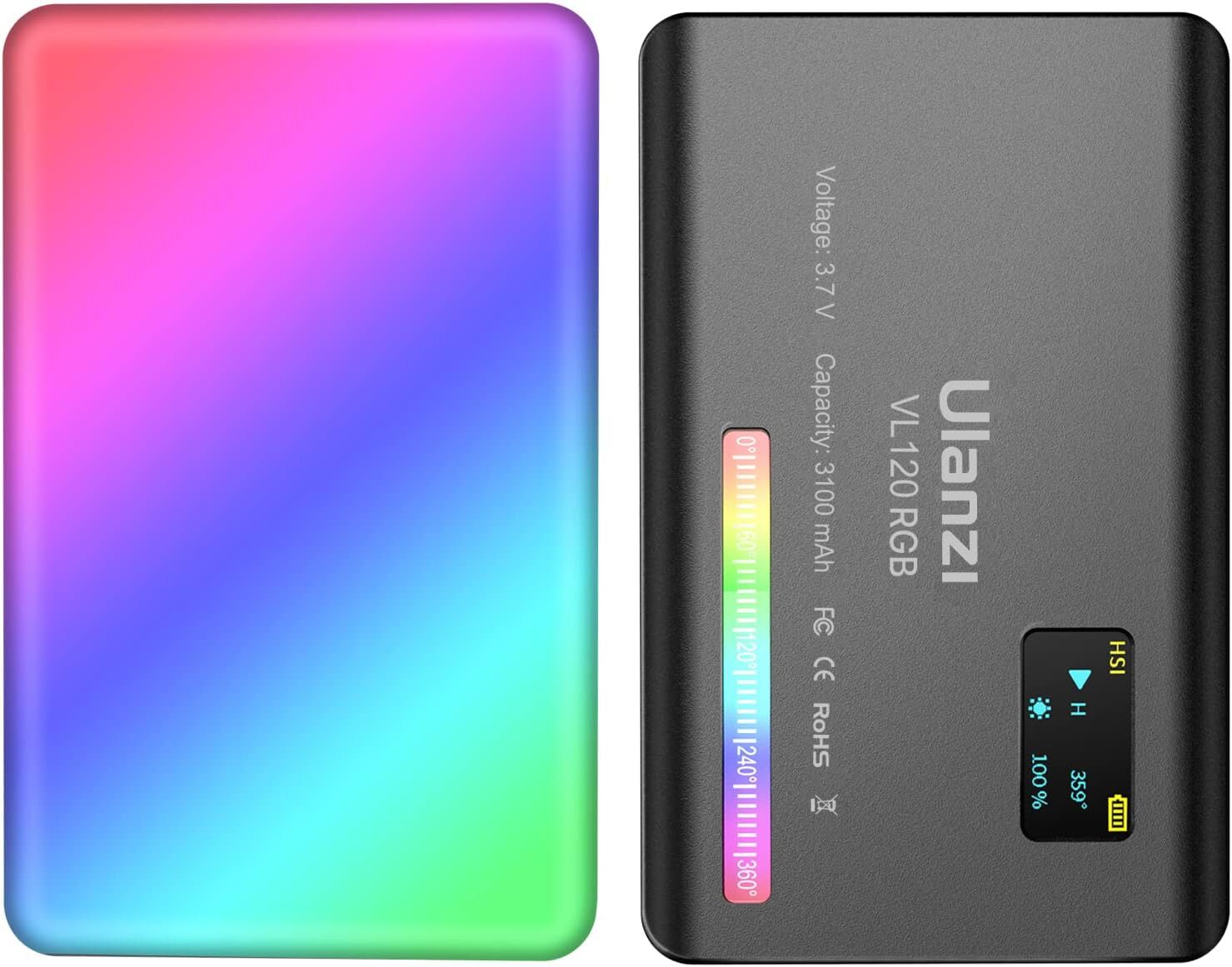 ULANZI VL120 RGB LED Video Light