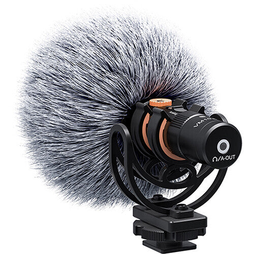 Comica Mini Cardioid Digital/Analog Shotgun Microphone for Cameras & Smartphones