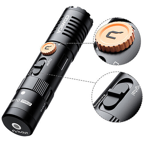 Comica Mini Cardioid Digital/Analog Shotgun Microphone for Cameras & Smartphones