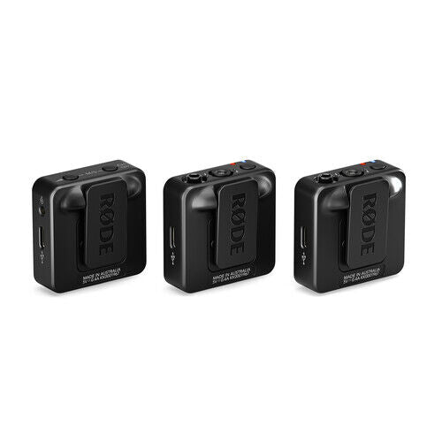 RODE Wireless GO (Gen 3) 2-Person Compact Digital Wireless Microphone System/Recorder (2.4 GHz, Black)