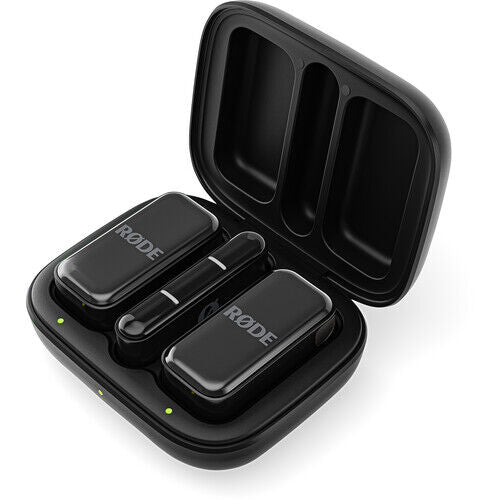 RODE Wireless Micro 2-Person Ultracompact Wireless Microphone System with Lightning Connector (2.4 GHz, Black)