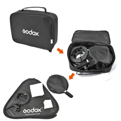 GODOX 60 X 60CM  Speedlite Quick Fold Softbox With Grid (Bowens Mount Bracket)