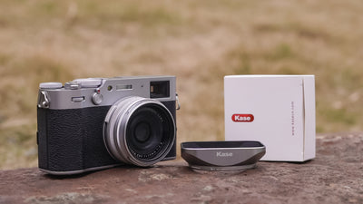 Kase Square Lens Hood for Fujifilm X100VI Series in Black