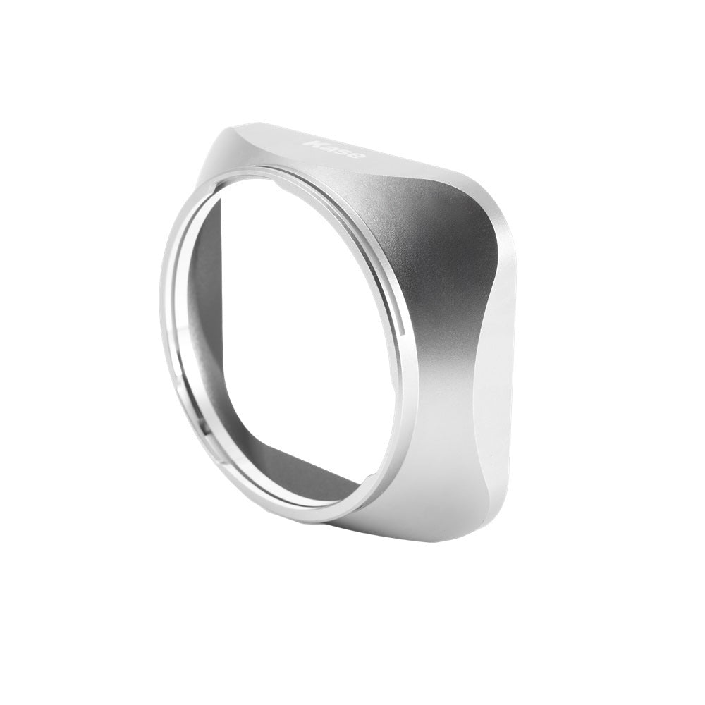 Kase Square Lens Hood for Fujifilm X100VI Series in Silver