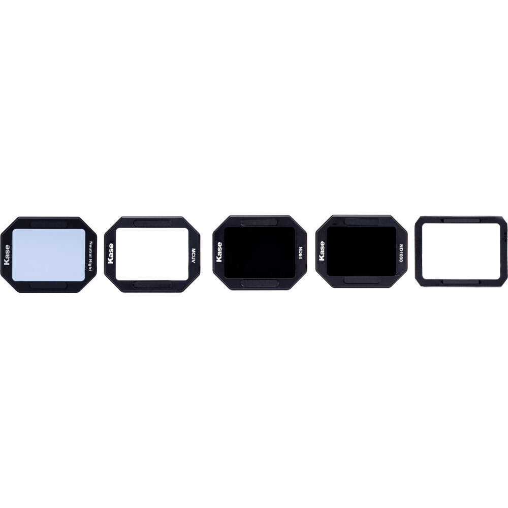 Kase 4-In-1 Clip-in Filter Set for Sony a6000, a6100, a6400, a6500, a6600 Cameras (MCUV, Neutral Night, ND64, ND1000)