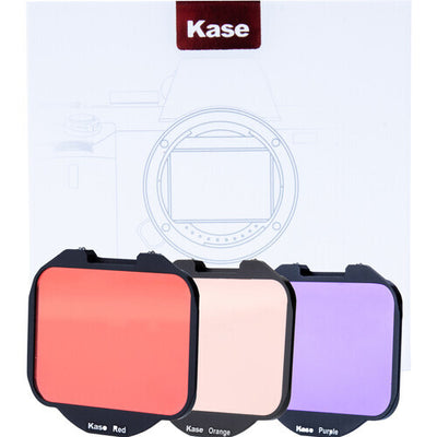 Kase Clip-In Underwater Filter Set for Sony Alpha (Red, Orange, Purple)