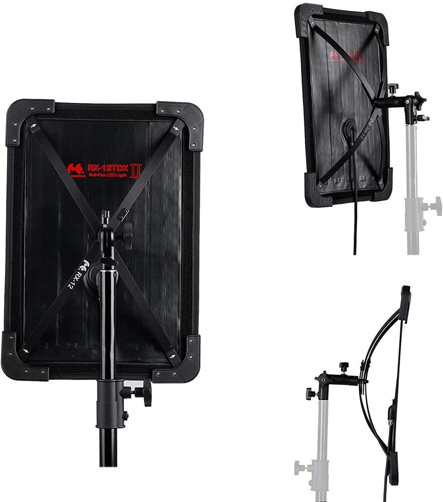 Falcon Eyes 50W Bi-Color Flexible LED Light RX-12TDX II with Grid Softbox
