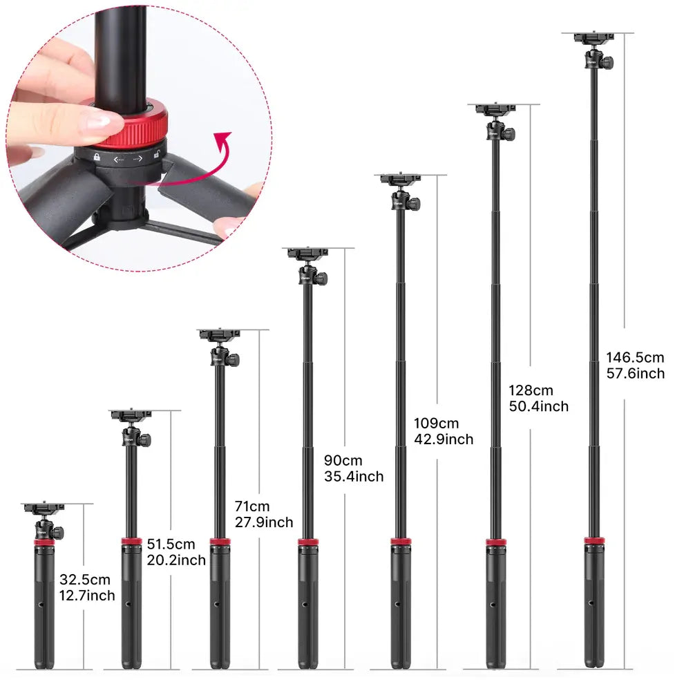 Ulanzi MT-44 Extendable Vlog Tripod V2