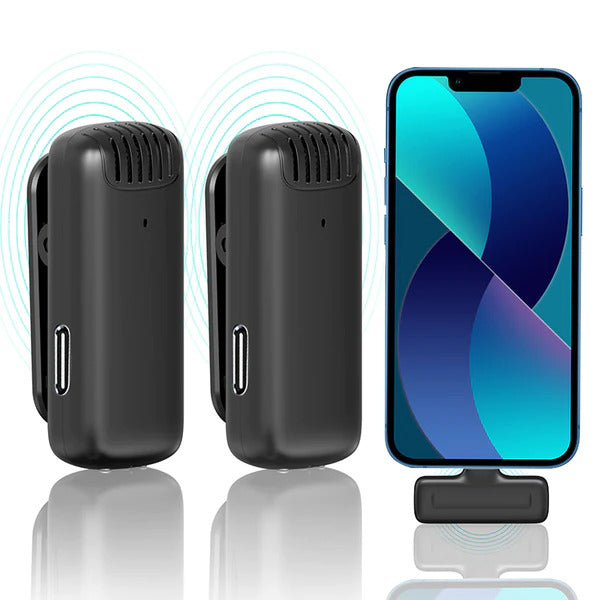 Ulanzi Wireless Microphone 2Tx +1RX For Android (UBS Type-C Plug) - Black