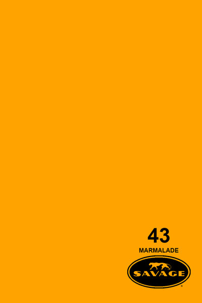 SAVAGE #43 Marmalade 2.72x11m WIDETONE Seamless Photography Background Paper