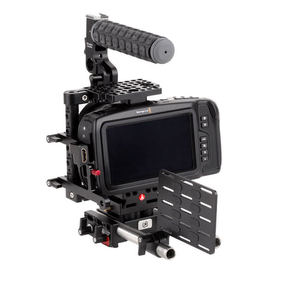 Wooden Camera Unified Blackmagic Pocket 4k/6k Camera Cage SSD Mount