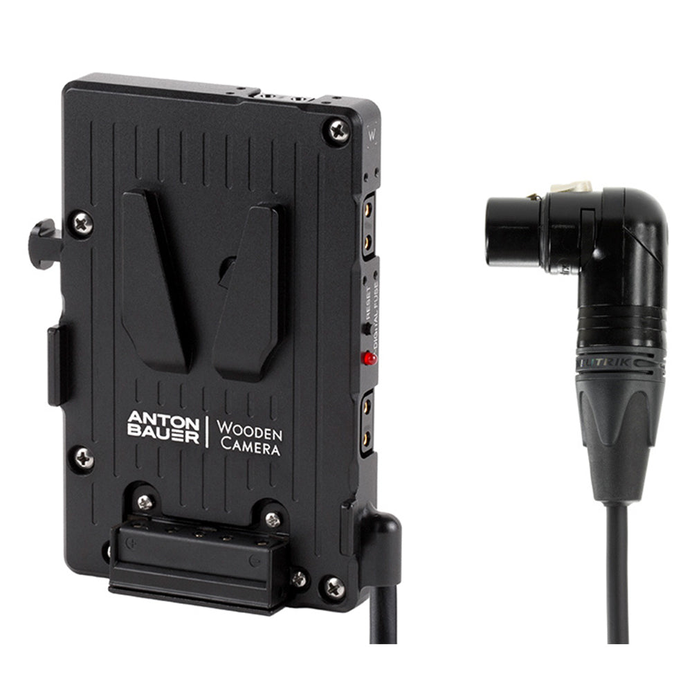 Wooden Camera WC Pro V-Mount (4pin XLR Right Angle)