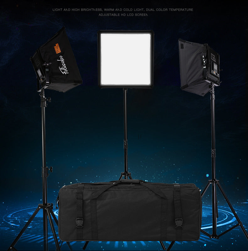 PIXEL VIDEO LED LIGHT P45C 240W BI-COLOR(3000-8000K) Kit(F970 Battery Option:NP-F970 Battery (7200mAh) with Charger)