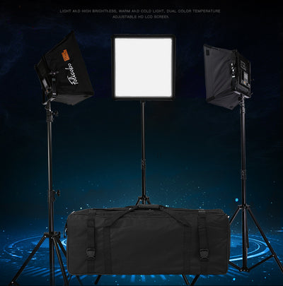 PIXEL VIDEO LED LIGHT P45C 240W BI-COLOR(3000-8000K) Kit [LED Battery Option: No Battery Needed]