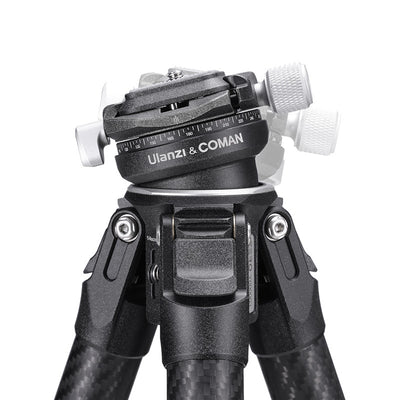 Ulanzi Coman Zero-Y Carbon Fiber Travel Tripod Kit with Flip Lock