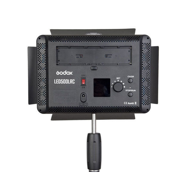 GODOX VIDEO LED LIGHT LED500LRC Bi-Color 3300-5600K (Power Options Available)(Battery Options:F-770 (5200mAh) + Charger)