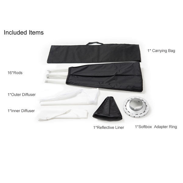 GODOX 90CM PARABOLIC SOFTBOX WITH BOWENS MOUNT P90H