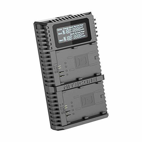 NITECORE UCN2 Pro Digital USB Charger for Canon LP-E6N