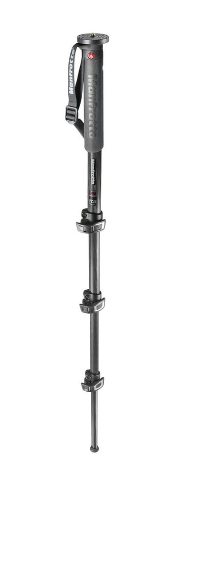 Manfrotto  XPRO PRIME monopod, 4 sections, carbon fibre  MMXPROC4