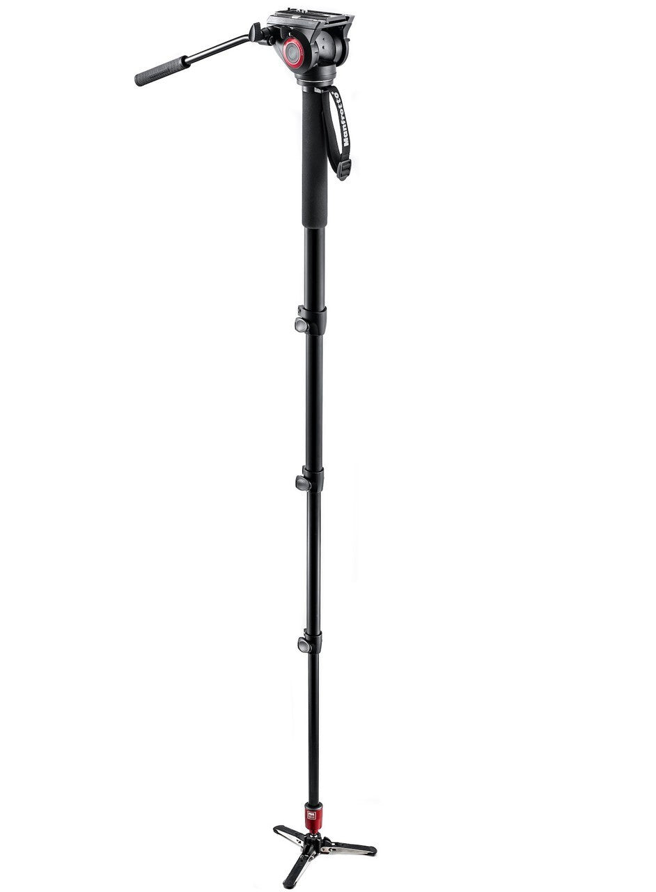 Manfrotto Video fluid monopod with 500 Head and 200.5cms reach  MVM500A