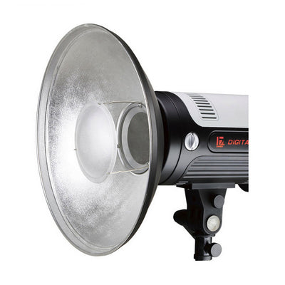 JINBEI BEAUTY DISH 40CM SILVER QZ-40 WITH QZ-41 HONEYCOMB GRID