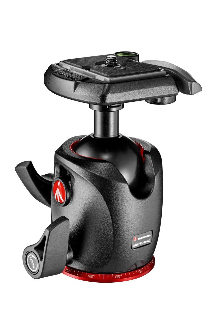 Manfrotto X-PRO Ball Head in magnesium with 200PL plate  MHXPRO-BHQ2