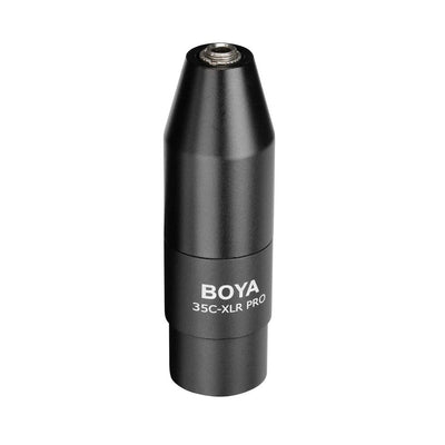 BOYA 3.5MM TRS Female TO XLR Male Adaptor with power convertor (3 PINS MALE)