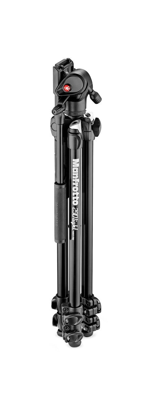 Manfrotto 290 light aluminium tripod with befree live fluid video head MK290LTA3-V