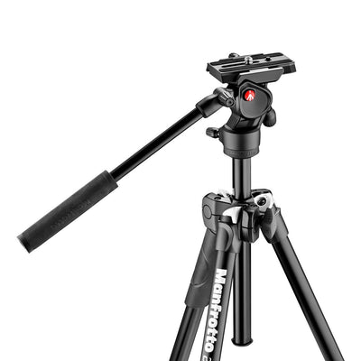 Manfrotto 290 light aluminium tripod with befree live fluid video head MK290LTA3-V