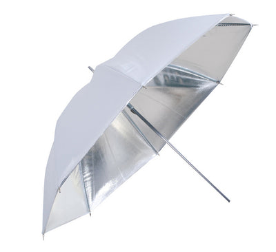 120 Umbrella 122SW Silver with White Cover