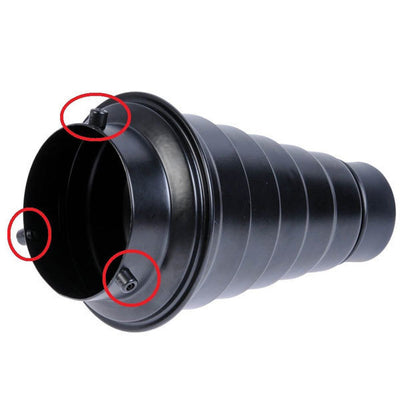 GODOX SNOOT WITH HONEYCOMB AND BOWENS MOUNT FOR STUDIO FLASH SN-01