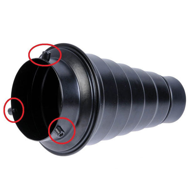 GODOX SNOOT WITH HONEYCOMB AND BOWENS MOUNT FOR STUDIO FLASH SN-01