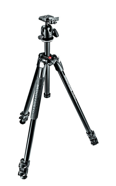 Manfrotto  290 Xtra Aluminium 3-Section Tripod Kit with Ball Head  MK290XTA3-BH